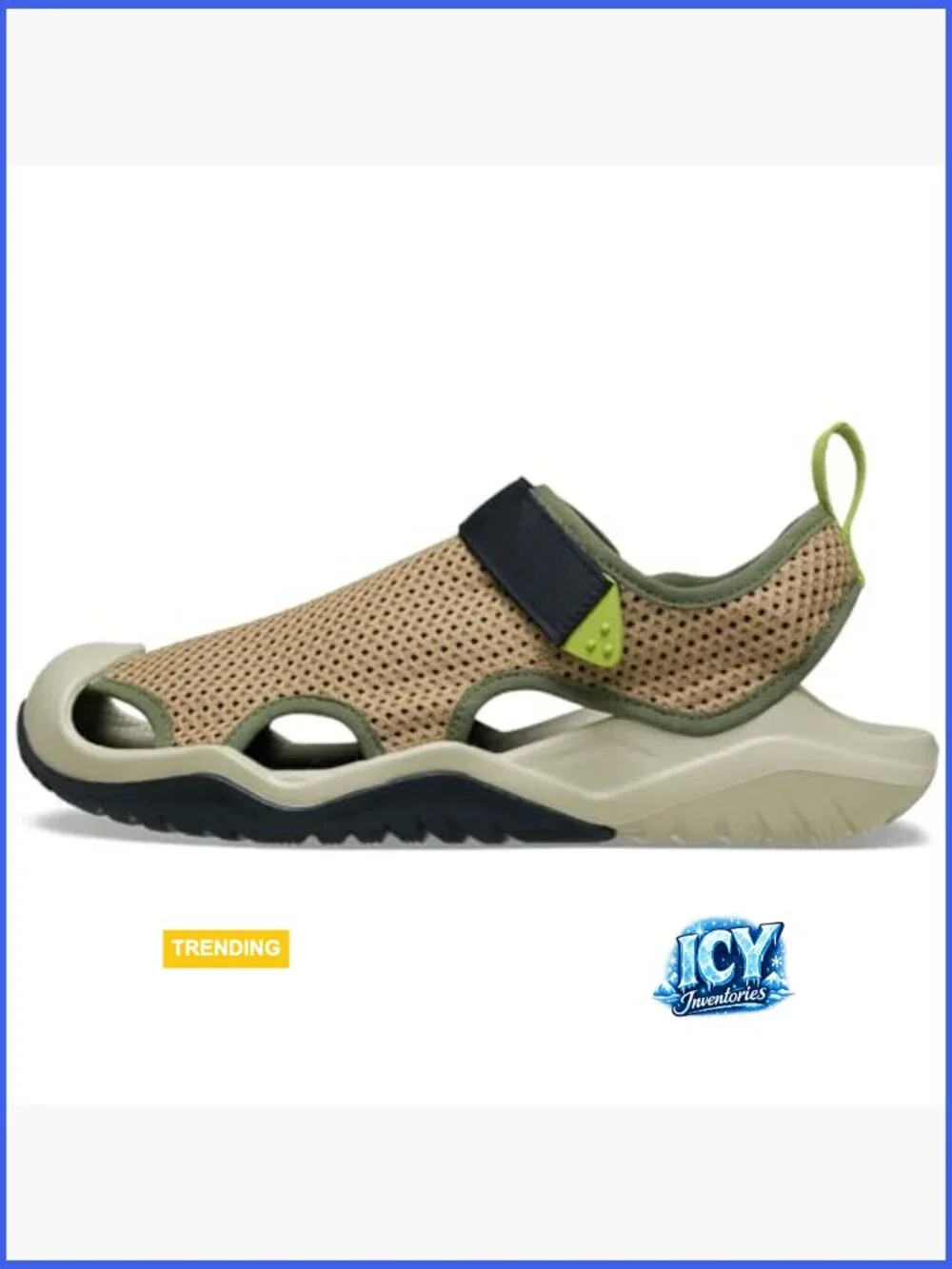 Men's Swiftwater Mesh Deck Sandals - Hook & Loop Closure, Water Resistant
